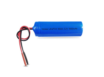 Kinstar LiFePO4 18500 3.2V 1000mAh Single Cell with PCB & Bare Leads for M2M Wireless Devices