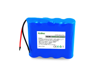 Kinstar LiFePO4 18650 12.8V 1800mAh Battery Pack 4S1P with Protection Circuit for LED Lighting