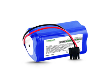 18650 2S2P 7.4 V 5200mAh Battery Pack with PCB, Molex and 22AWG Wires