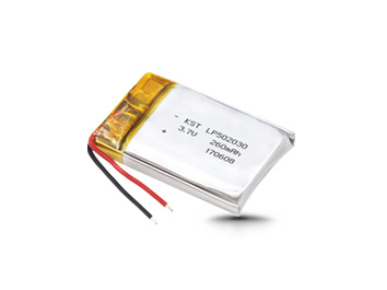 Kinstar LiPo 502030 3.7V 260mAh Lithium Polymer Rechargeable Battery with PCB and Bare Leads